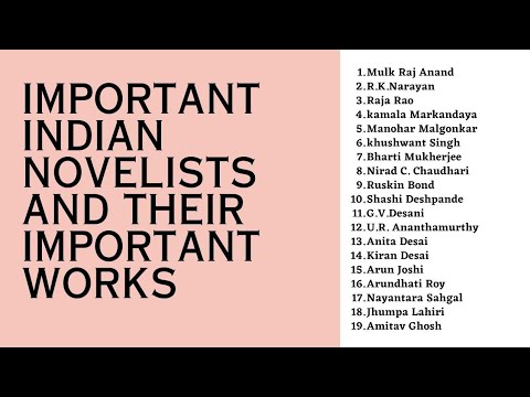 Important Indian English writers for UGC NET English literature