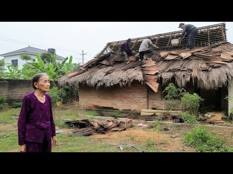 FROM START TO END - The Process of Helping a Poor Elderly Woman Clean and Build Her Dream New Home.