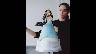 🥰PULL ME UP DOLL CAKE 👯 #pullmeupdollcake#pullmeupcake#satisfying#cindrellacake😍