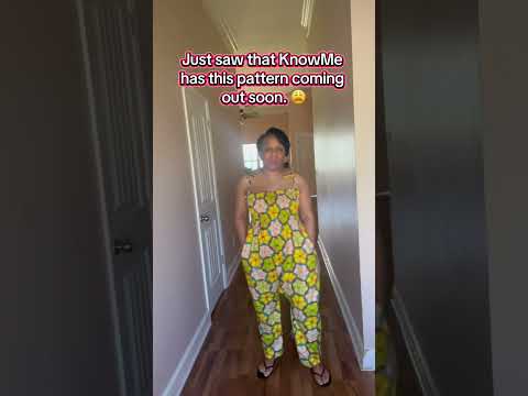 Shirred bodice dropped crotch jumpsuit #learntosew #beginnersewing #sustainablefashion #slowfashion