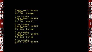 Number Guessing Game - [ 1978 - Commodore Pet - Gameplay ]