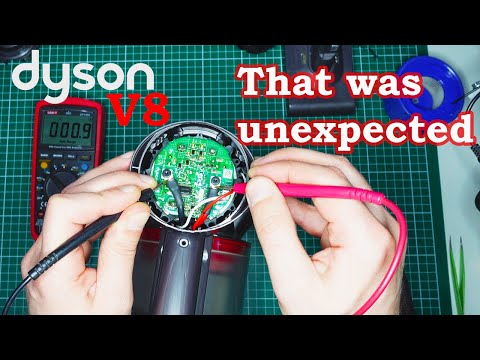 Dyson V8 - No power - red flashing LED