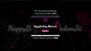 Birthday wish animation using html and css #code #reels #animation #viral @CodeByHrsh