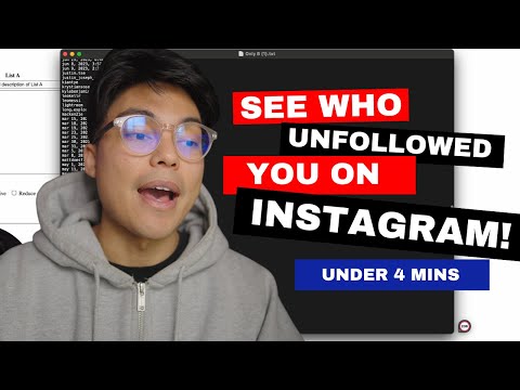 How to see who unfollowed you for FREE! (2024 New Method PC + MAC)