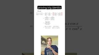 #mathiscool #trigidentity
