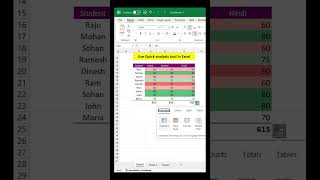 Quick analysis tool in Excel #exceltips #shorts
