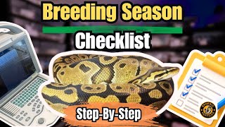 Ball Python Breeding Season Checklist (Step-by-Step Guide)