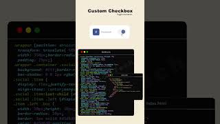 How to create a custom checkbox toggle animation using HTML CSS #toggleswitch #cssanimation #shorts