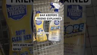 Bar Keepers Friend: The BIG Difference #barkeepersfriend #cleaningtips #cleaningtricks