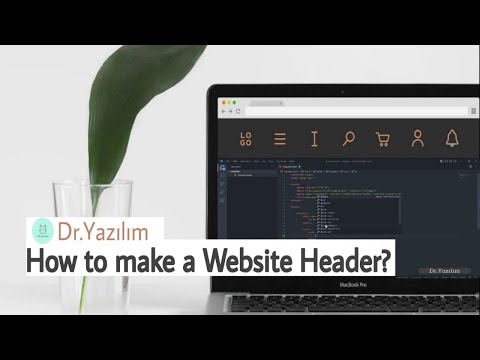 How To Make A Simple Website Header? | Html Css