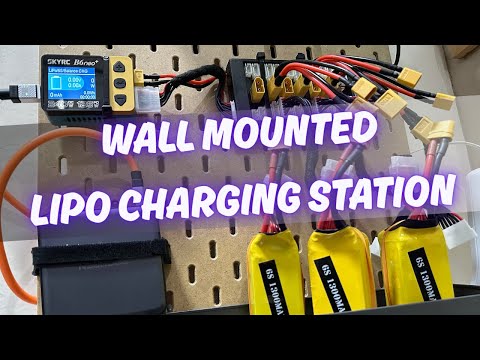 Wall Mounted Lipo Charging Station
