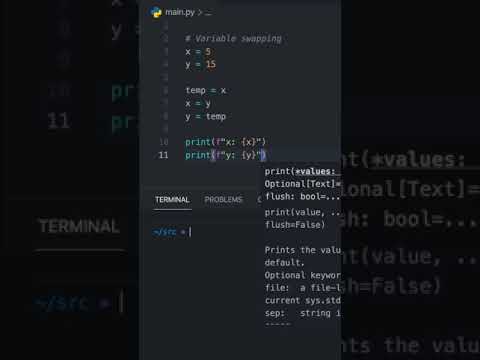 How to swap variables in Python?🐍