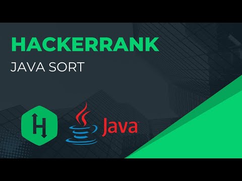 HackerRank JAVA | Java Sort