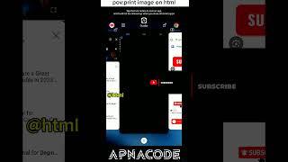 print image in html by using link #apnacode  #learncodeonline #html