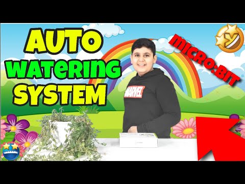 microbit automatic watering system - fully automated plant watering system using  Elecfreaks Kit