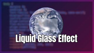 How I build Apple like Liquid Glass effect using CSS!