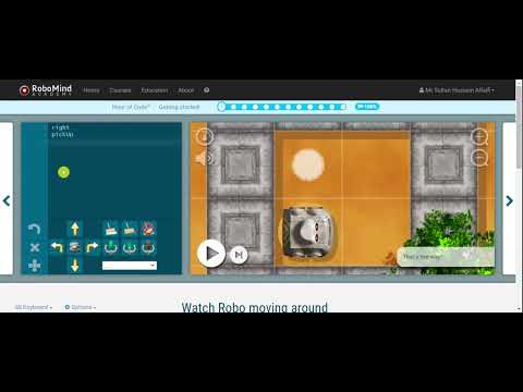 robomindacademy-Hour of Code-Getting started -pickup the beacon