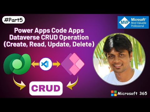 Power Apps Code Apps: Dataverse CRUD (Create, Read, Update, Delete) – Step by Step #powerappcodeapps