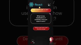 🌀 React Quiz: Lazy Initialization in useState—Do You Know? 🤔  #shorts #codingwithlulu #frontenddev
