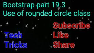 Bootstrap part 19.3 | How to use rounded-circle class | #Shorts