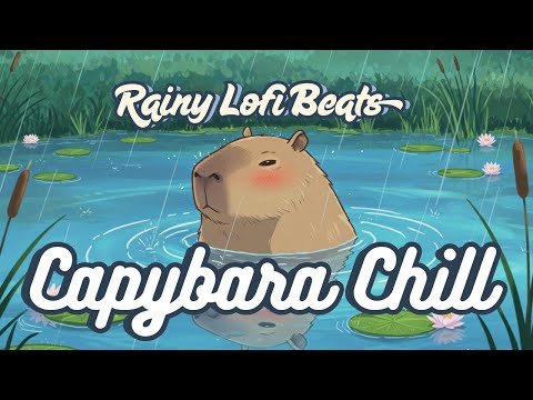 Lofi Hip Hop Radio - Beats to Relax/Study | Capybara in Rain 🐾🌧️