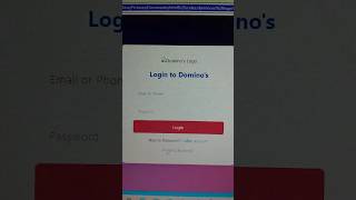 Dominos Login Page Using HTML and CSS | Responsive UI Design Tutorial
