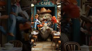 OMG! A GIANT COWBOY CAT!! 😱