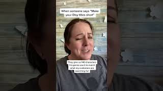 Use that space to maximize your UNIQUE keywords! Just dont keyword stuff! #etsytiktok