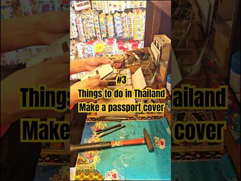 Make a Customized Passport Cover in Thailand