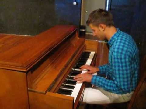 Max practicing his Master Concert Pianist talent