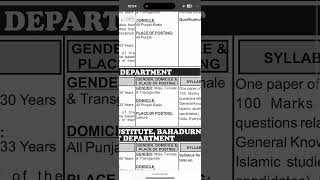 Ppsc job 2025 | ppsc advertisement no 21 | Social welfare | Assistant BPS 16 Jobs | #css2025 #shorts