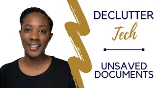 Declutter Tech: How To Save Documents The Right Way