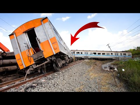 Top 10 Extreme Dangerous Trains Crashing & Train Snow Plowing Compilation !