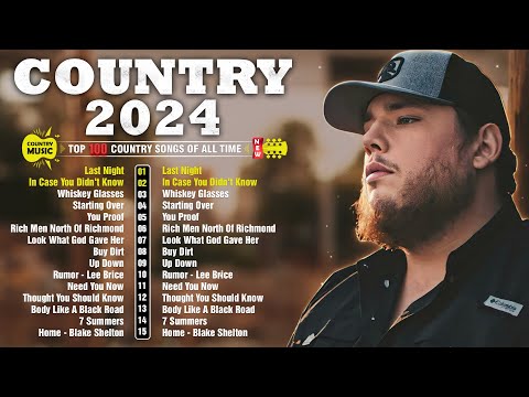 Country Music 2024 Collection 🎶 Morgan Wallen, Chris Stapleton, Luke Combs, Kane Brown, Luke Bryan