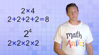 Math Antics - Exponents Intro  (My Edited Video)