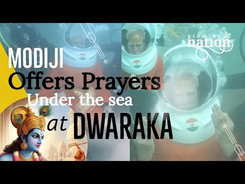 Modi ji Offers Prayers at Submerged Site of Dwarka #NarendraModii #Dwarka #SpiritualJourney #India
