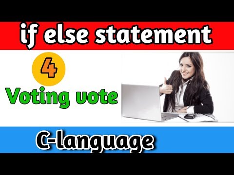 If else statement for voting vote to eligible to voting.