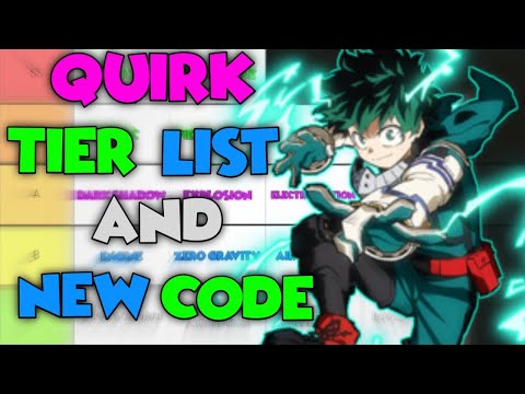 [ 🔥 NEW CODE ] Best my hero mania updated quirk tier list