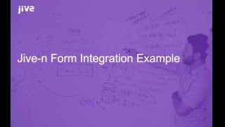 Jive-n Form Integration Example