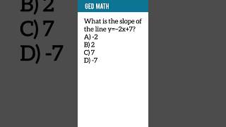 GED math practice question 2025 | GED math practice test 2025