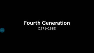 Fourth Generation Computers in ENGLISH