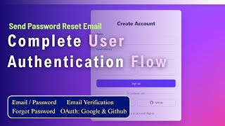 #25 Send Password Reset Email - Complete User Authentication Flow