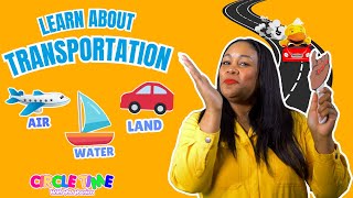 Cars, Trucks, Airplanes & More | Transportation | Preschool Lesson | Learn Words | Toddler Activity