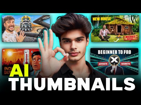 MAKE AI THUMBNAILS || Design Pro Thumbnails Using AI Tools@decodingyt @ManojDey