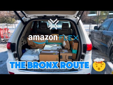 A Day In The Life Of A Amazon Flex Driver ( you don't wanna do a midday shift in The Bronx)