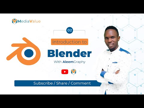 2. Navigating Inside Blender - Luganda Version for beginners