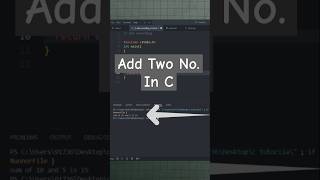 How To Add Two Number In C Programming !! . #coding #cprogramming #cprogrammingvideo #cprogramming