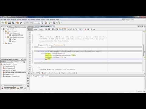 Java Swing Tutorial 06  JToggleButton Usage