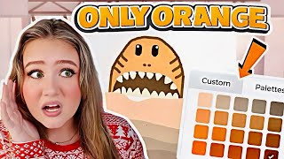 I Can Only Use *ONE COLOUR* In SPEED DRAW... Will I WIN?! (I DID)