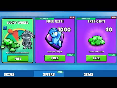 *NEW* AWESOME FREE UPDATE GIFTS!!! - Stumble Guys Concept